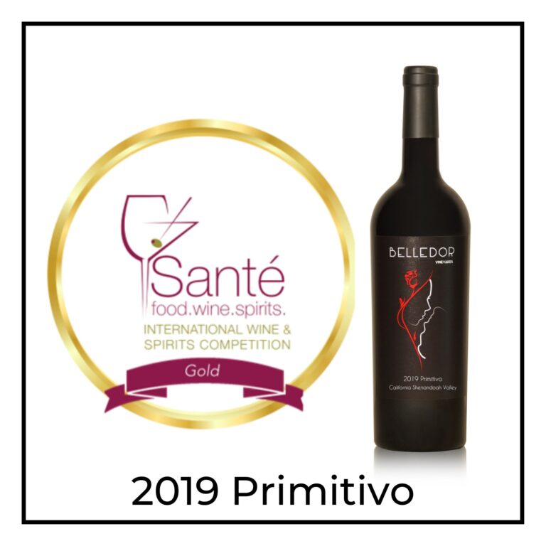 GOLD Sante International Wine Competition 2019 Primitivo