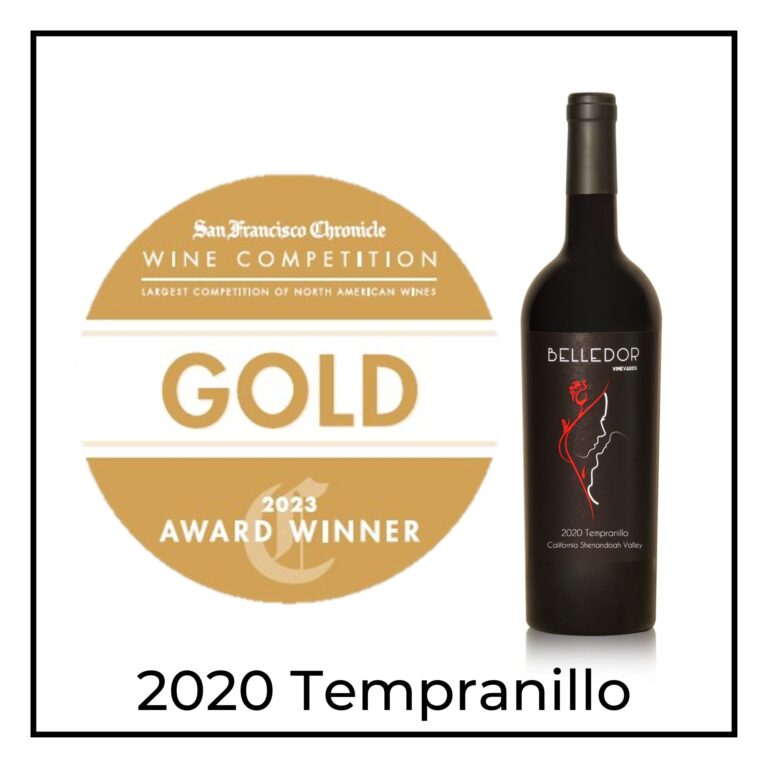GOLD San Francisco Chronicle Wine Competition 2020 Tempranillo Award