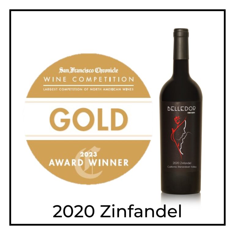 GOLD San Francisco Chronicle Wine Competition 2020 Zinfandel Award